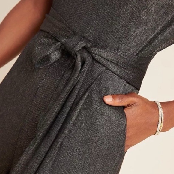 ANTHROPOLOGIE Bishop + Young Pandita Metallic Jumpsuit - Picture 4 of 8